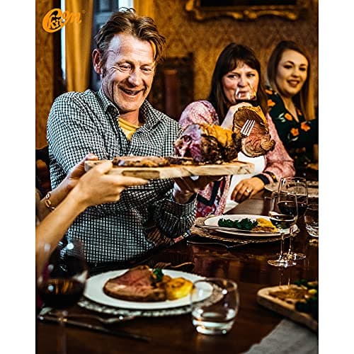 kitCom Bakeware Nonstick Roaster, Nonstick Roasting Pan with Rack, Great For Roast Chicken, Roasts And Turkeys - 15 Inch x 11 Inch (5.8 QT), Gray 7