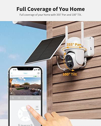 Ebitcam 4G LTE Cellular Security Camera Includes SIM Card(Support Verizon/AT&T/T-Mobile), 2K Solar Outdoor Cam Wireless Without WiFi Needed, 360° Live View, Color Night Vision 5