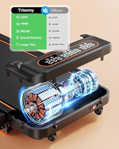 Walking Pad Treadmill with Incline, Upgraded 3.5HP Walking Pad with Handle Bar, 350Lbs Foldable Portable Treadmills for Home Office, 4 in 1 Under Desk Treadmill with Remote Control & APP, LED Display 7