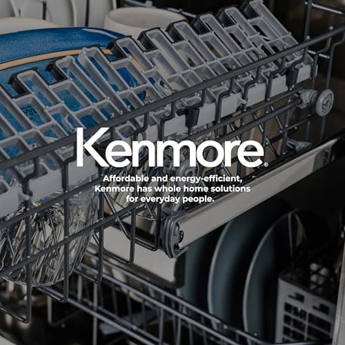 Kenmore 22-14595 24" Built-In Dishwasher - UltraWash, SmartWash, Sanitize Rinse, SmartDry and Leak Detection - 14 Place Settings - 51 DBA - ENERGY STAR Certified - 24" - Stainless Steel 9