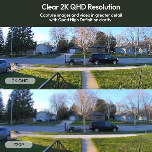 5G/2.4G Solar Security Cameras Wireless Outdoor, 2K Battery Camera w/Solar Panel,Siren Alarm,Color Night Vision, 2-Way Talk,Waterproof, Works/Alexa,No Monthly Fee,Wifi Camera for Outdoor Surveillance 5