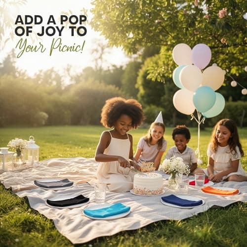Utopia Kitchen Multi Color Cloth Napkins [12 Pack, 18x18 Inch] Absorbent Cotton Blend Washable and Reusable for Dinner, Restaurant, Lunch, Wedding and Hotel 4