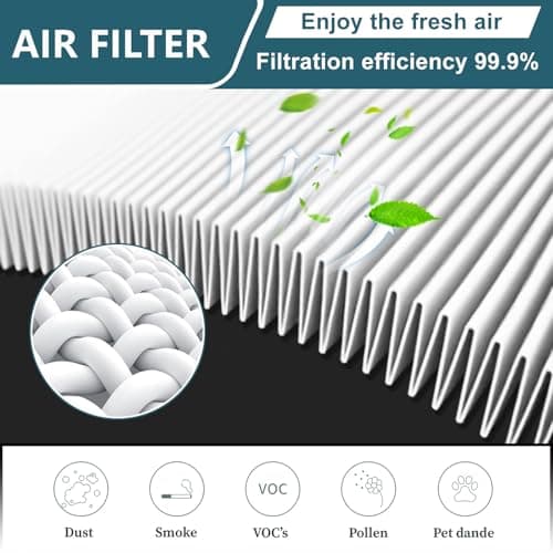 PuriCare 360 Replacement FilterS Compatible with LG PuriCare 360 Air Purifiers AS560DWR0 & AS330DWR0 (Single Filter), Part Number AAFTDT301 Filter Replacement（H13 FILTER） 6