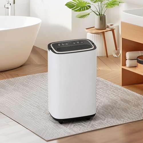 Sweetcrispy 2,000 Sq. Ft. Dehumidifier for Basement, 30 Pints Dehumidifiers for Home with Drain Hose, 74oz Water Tank Portable Quiet Moisture Remover, Ideal for Bedroom & Bathroom 8