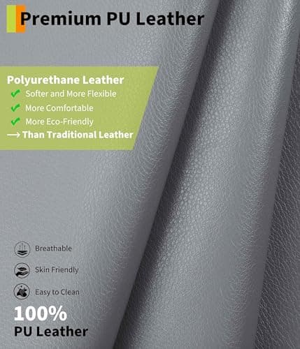 Garvee Electric Lift Recliner Chair - Heat and Massage, PU Leather Power Lift Recliner for Elderly & Mobility Impaired, Adjustable Back and Legs, Heavy Duty Lift Chair for Seniors 7