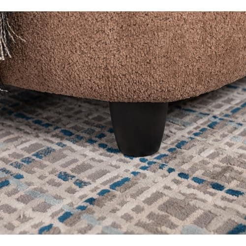 YOPENG 108" Modular Sectional Sofa with Chaise Lounge, Luxury Curved Sofa, Modern L Shaped Upholstered Boucle Couches, Minimalist 3 Seater Sofas for Living Room Apartment Office, Camel 7