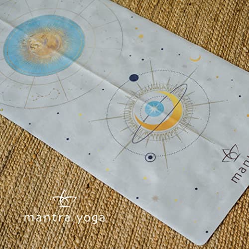 Mantra Yoga Travel PRO 1.5mm with Knee Pad and Bag - Foldable Fitness & Exercise Mat | Lightweight, Compact & Eco-Friendly | Non-Slip & Washable | For All Types of Yoga | 72" L x 24" W | 2.6 lbs 6