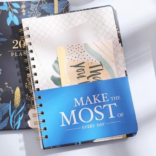 Planner 2025-2026 - Academic Planner 2025-2026, July 2025 - June 2026, Weekly & Monthly Planners, 6.4" x 8.5", Colorful Tabs, Back Pocket, Holidays, Thick Paper, Twin-Wire Binding 8