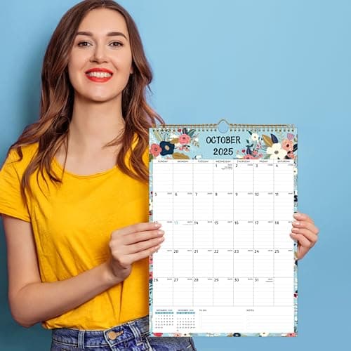 Wall Calendar 2025-2026 – Jul.2025 - Dec.2026, Calendar 2025-2026 Wall, 18 Monthly Calendar, 12 x 17 In, 2026 Calendar with Large Blocks, Thick Paper, Holidays, To-do ＆ Notes, Great for Organizing 7