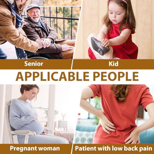 Healifty Wooden Shoe Horn 2 Pcs - 15.5in & 6.2in Shoe Spoon for Boots and Shoes, Shoe Horn Long and Short Handle for Seniors, & Adults 8