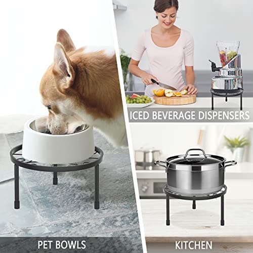 Linpla 5-Pack Decent Metal Plant Stands, Heavy Duty Flower Pot Stands for Multiple Plant, Anti-Rust Iron Plant Pot Shelf, Decoration Racks for Home Indoor and Outdoor (5 Pack Black) 6