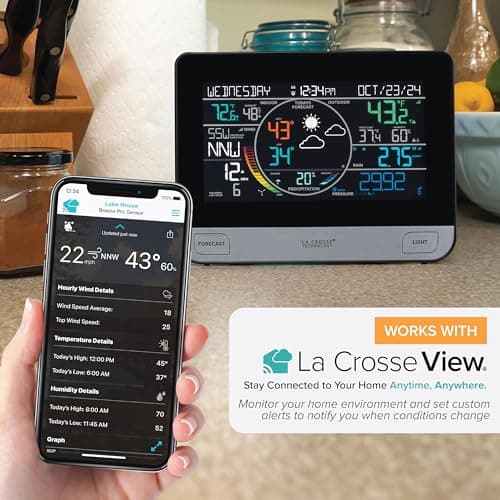 La Crosse Technology 328-69357-INT Wi-Fi Professional Weather Station 7