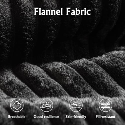 Black sectional couches for Living Room Corduroy Couch，104" Cloud Sectional Couch with L-Shape Chaise， Modern Modular Sofa, Deep Seat Comfort, No Assembly Required(Plush Corduroy Fabric) 7