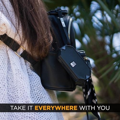 Altec Lansing - HydraMini Wireless Bluetooth Speaker, IP67 Waterproof USB C Rechargeable Battery with 6 Hours Playtime, Compact, Shockproof, Snowproof, Everything Proof (Black) 4