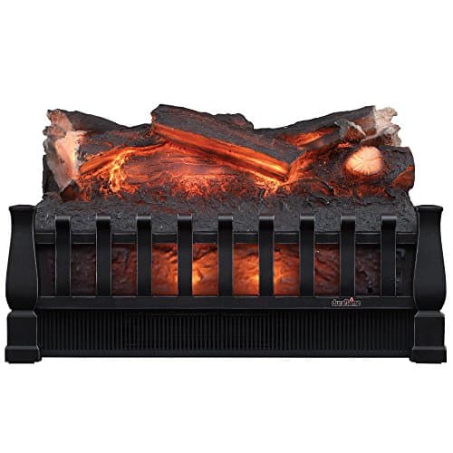 duraflame Electric Log Set 400 Sq Ft Heater, Faux Logs Insert with Lifelike Flames for Existing Fireplaces, Remote Control Included