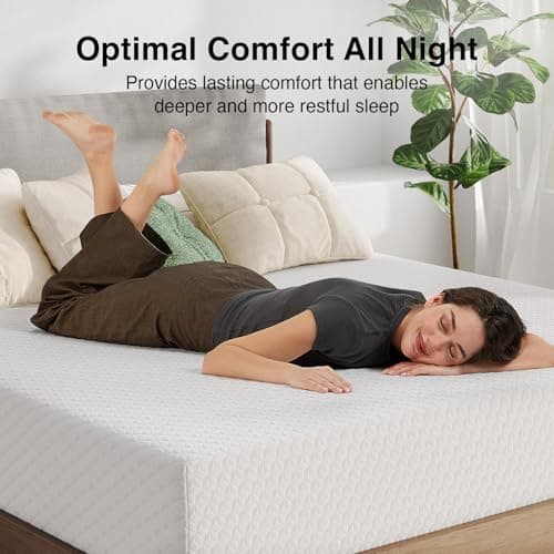 Novilla Queen Mattress, 12 Inch Queen Size Memory Foam with Comfort for Pressure Relief & Cool Fresh Sleep,Removable Washable Cover, Medium Firm 5