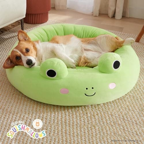 Squishmallows 20-Inch Wendy Frog Pet Bed - Small Ultrasoft Official Squishmallows Plush Pet Bed 7