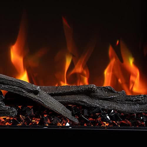 Modern Ember Highmark 60 Inch Smart Linear Electric Fireplace - Premium Flame with 10 Colors, Sleek Hidden Vent Design, Install Recessed in-Wall or Wall-Mount, WiFi Enabled. 12