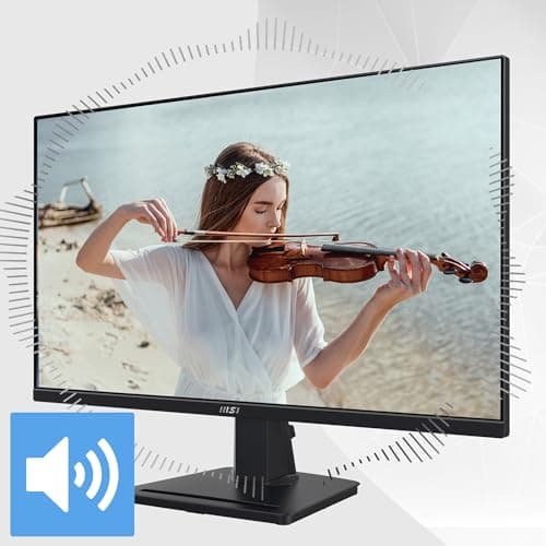 msi PRO MP275Q 27 Inch WQHD Office Monitor - 2560 x 1440 IPS Panel, 100 Hz, Eye-Friendly Screen, Built-in Speakers, Tilt-Adjustable - HDMI 2.0b, DP (1.2a) 6