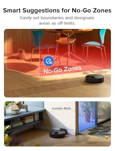 roborock Q7 L5 Robot Vacuum and Mop Combo, 8,000Pa Suction, Upgraded from Q5 Pro, Dual Anti-Tangle System, LiDAR Navigation, Multi-Level Mapping, Self-Charging Robotic Vacuum Cleaner, Black 8