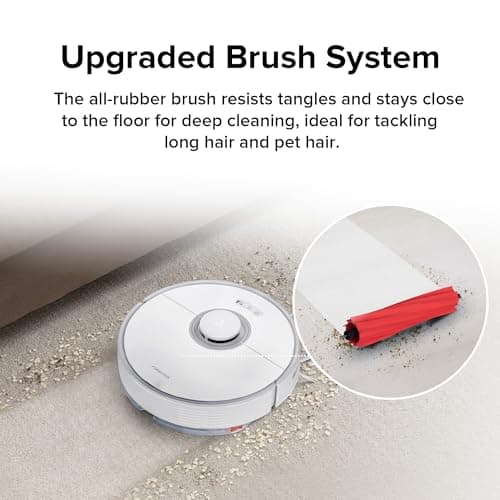 roborock Q7 Max+ Robot Vacuum and Mop, Self-Emptying up to 7 Weeks, 4200Pa Suction, 30-Level Adjustable Water Flow, PreciSense LiDAR Navigation, No-Mop & No-Go Zones, APP & Voice Control 8