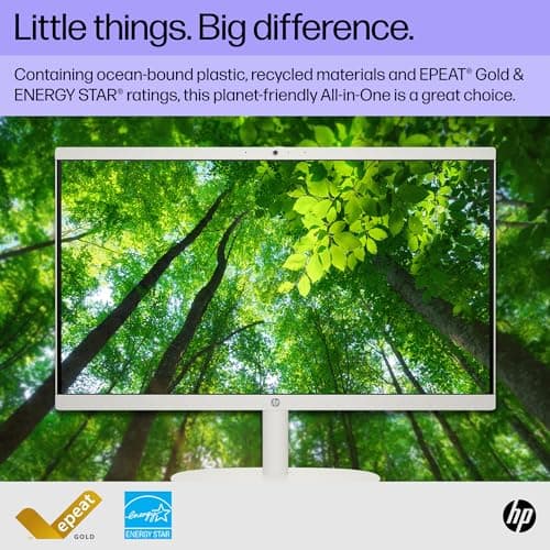 HP 22 inch All-in-One Desktop PC, FHD Display, Intel N200, 8 GB RAM, 256 GB SSD, Intel UHD Graphics, Windows 11 Home, 22-dg0012 (2024) 6