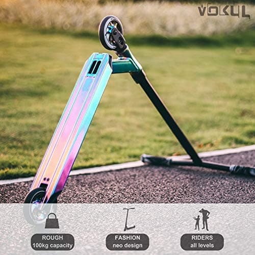 VOKUL K1 Pro Scooters Stunt Scooter Trick Scooter for Boys Intermediate and Beginner Freestyle Scooter for Kids 8 Years and UP,Teens and Adults -Quality Kick Pro Scooter for Boys and Girls (Neo) 8