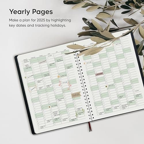 2025 Planner Weekly and Monthly – Hourly Appointment Book 2025 – Softcover, Twin-Wire Binding – Teacher Planner, Simple Design for Productivity - 6.5 x 8.5 5