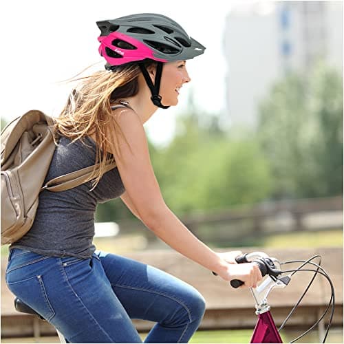 Zefal Women's Pro Gray Pink Bike Helmet (Universal Dial, 24 Large Vents, Ages 14+) 8