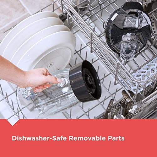 BLACK+DECKER PowerCrush Multi-Function Blender with 6-Cup Glass Jar, 4 Speed Settings, Silver 6