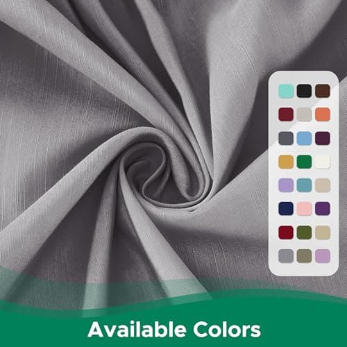 Biscaynebay Wrap Around Bed Skirts for Queen Size Beds Long Drop of 18", Silver Grey Adjustable Elastic Dust Ruffles Easy Fit Wrinkle Resistant Silky Luxurious Fabric Machine Washable 6