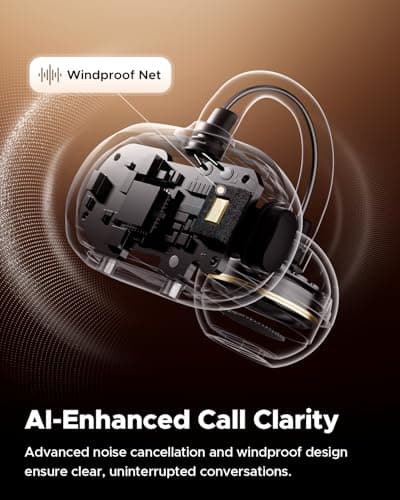 truefree C10 Open-Ear Earbuds, Clip-On Wireless Headphones, Bluetooth 5.4, 12mm Driver with Spatial Sound, 28H Playtime, IPX5 Water-Resistant, AI-ENC Clear Calls, Dual Connection, App Customizable 5