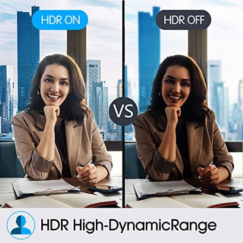 Angetube 4K Webcam with AI Tracking,Remote Control 4K Web Camera/10X Digital Zoom 1080P 60fps Web cam with USB 3.0 HDR/Dual Noise Cancelling Microphones for Video Calls/Meetings/Streaming/Skype/Zoom 5