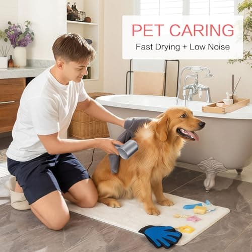 Xyingshine Hair Dryer,130000 RPM High Speed Brushless Motor Negative Ionic Blow Dryer for Fast Drying,Low Noise, 4 Temps & 2 Speeds, Quiet Hair Dryer for Women 6