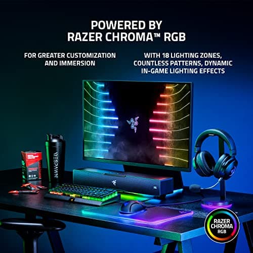 Razer Leviathan V2: Multi-Driver PC Gaming Soundbar with Subwoofer - THX Spatial Audio - Compact Design - Chroma RGB - Bluetooth 5.2 - for Desktop/Laptop, Smartphones, Tablets & Nintendo Switch 6