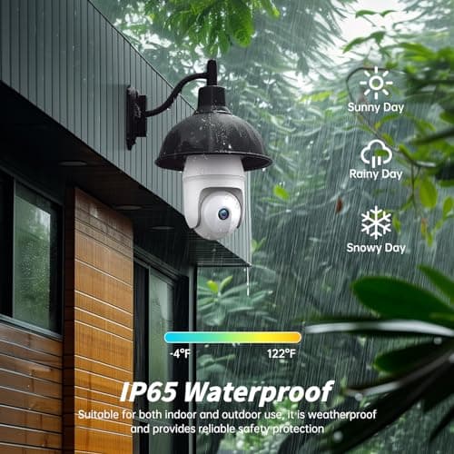 Noahcam Light Bulb Security Camera 5g, 2K Lightbulb Security Cameras Wireless Outdoor EseeCloud 8