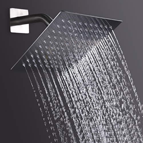 NearMoon Rain Shower Head, High Flow Stainless Steel Square Rainfall Shower, High Pressure Design, Awesome Shower Experience Even At Low Water Flow (8 Inch, Chrome Finish) 6