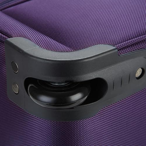 TPRC 15" Smart Underseat Carry-On Luggage with USB Charging Port, Purple 7