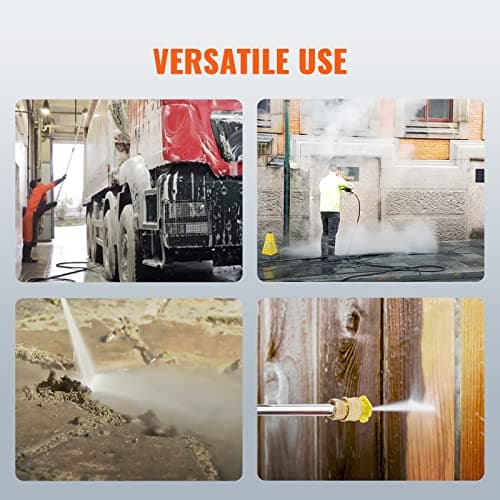 VEVOR Gas Pressure Washer, 4400 PSI 4.0 GPM, Gas Powered Pressure Washer with Copper Pump, Spray Gun and Extension Wand, 5 Quick Connect Nozzles, for Cleaning Cars, Homes, Driveways, Patios 6