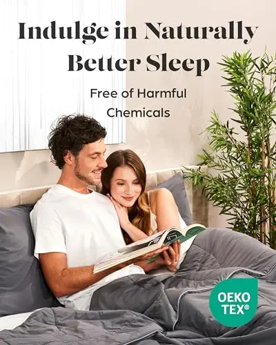 Lavish Comforts® Cooling Pillow Cases for Hot Sleepers – Cool, Ultra-Soft King Pillow Cases for Frizz, Anti Acne Pillow Case, Antimicrobial, Alternative Silk Pillow Cases– King Slate Gray Set of 2 6