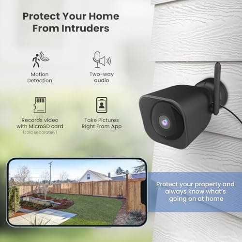 Feit Electric CAM/WM/WiFi 1080p HD Outdoor WiFi Smart Home Security Camera with Night Vision 5