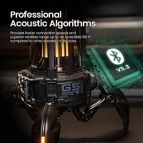 GravaStar Supernova Portable Bluetooth Speaker, LED Table Lamp Speaker, 9H Playtime, TWS Pairing, Wireless Speakers fo Party/Outdoor/Camping/Gifts 6