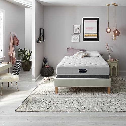 Beautyrest BR800 12 inch Medium Innerspring Mattress, Twin XL, Mattress Only 6