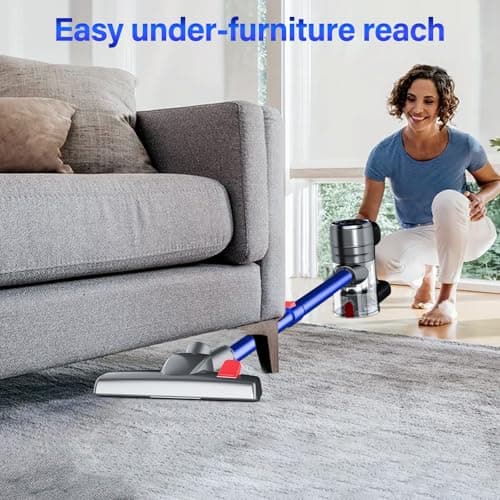 AKAVAC Corded Stick Vacuum Cleaner, 25Kpa Powerful Stick Vacuum, 2 in 1 Vacuum Cleaners,1.2 L Dust Cup, Corded Handheld Vacuum Pet for Hair, Short-Pile Carpet, Hardfloor (Dark Blue) 6