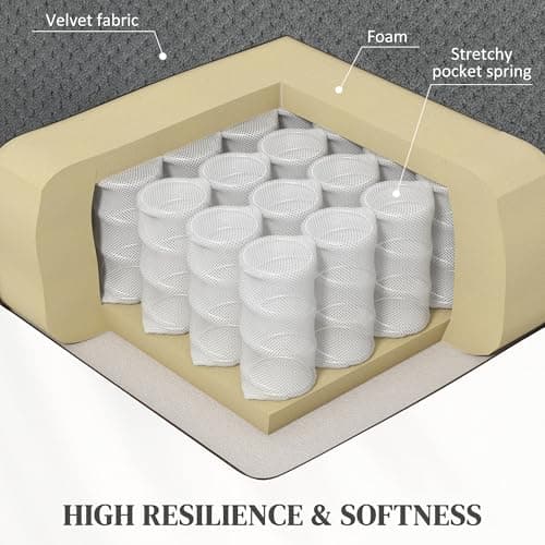 HOMCOM Power Lift Recliner Chair for Elderly with Massage and Heat, Electric Lift Chair, Fabric Massage Chair Recliner with Remote Controllers, USB Ports and Side Pockets, Overstuffed Design, Gray 6