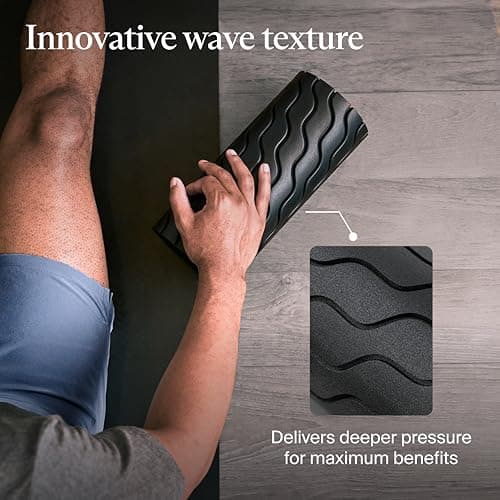 TheraGun Therabody WaveRoller - High Density Foam Roller for Body and Large Muscles. Bluetooth Enabled with 5 Customizable Vibration Frequencies in Therabody App 6