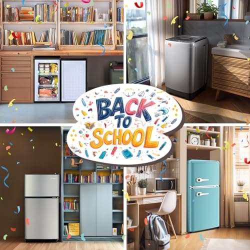 Anypro Compact Mini Upright Freezer 3 Cu.Ft with 3 Pull-down Drawer Doors and Adjustable Thermostat, Single Door Small Deep Standing Freezer Rapid Cooling for Home, Office, Dorm, Garage, Silver 6