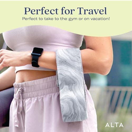 ALTA Booty Bands for Women - Premium Non-Slip Fabric Resistance Bands for Working Out - Cloth Resistance for Legs, Fabric Exercise Leg Straps for Working Out Women, Looped Hip Loop Set 6