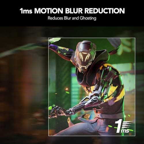 KOORUI Gaming Monitor, QHD 2560P Computer Monitor, 144Hz 27 Inch Monitor (1ms, 1800R Curved VA Panel, DP1.2+HDMI*2, AdaptiveSync, Narrow Bezel with Ultra-Thin), Tilt Adjustable,Eye Care 5