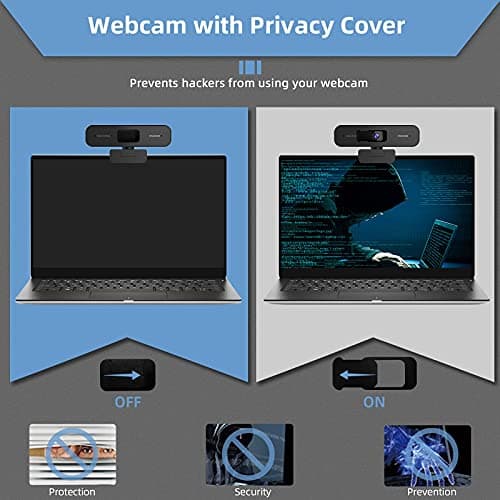 NexiGo N940P 2K Zoomable Webcam with Remote and Software Controls | Sony Starvis Sensor | 1080P@60FPS | 3X Zoom | Dual Stereo Microphone, for Zoom/Skype/Teams/Webex (Black) 8